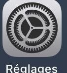Icône Réglages iPhone